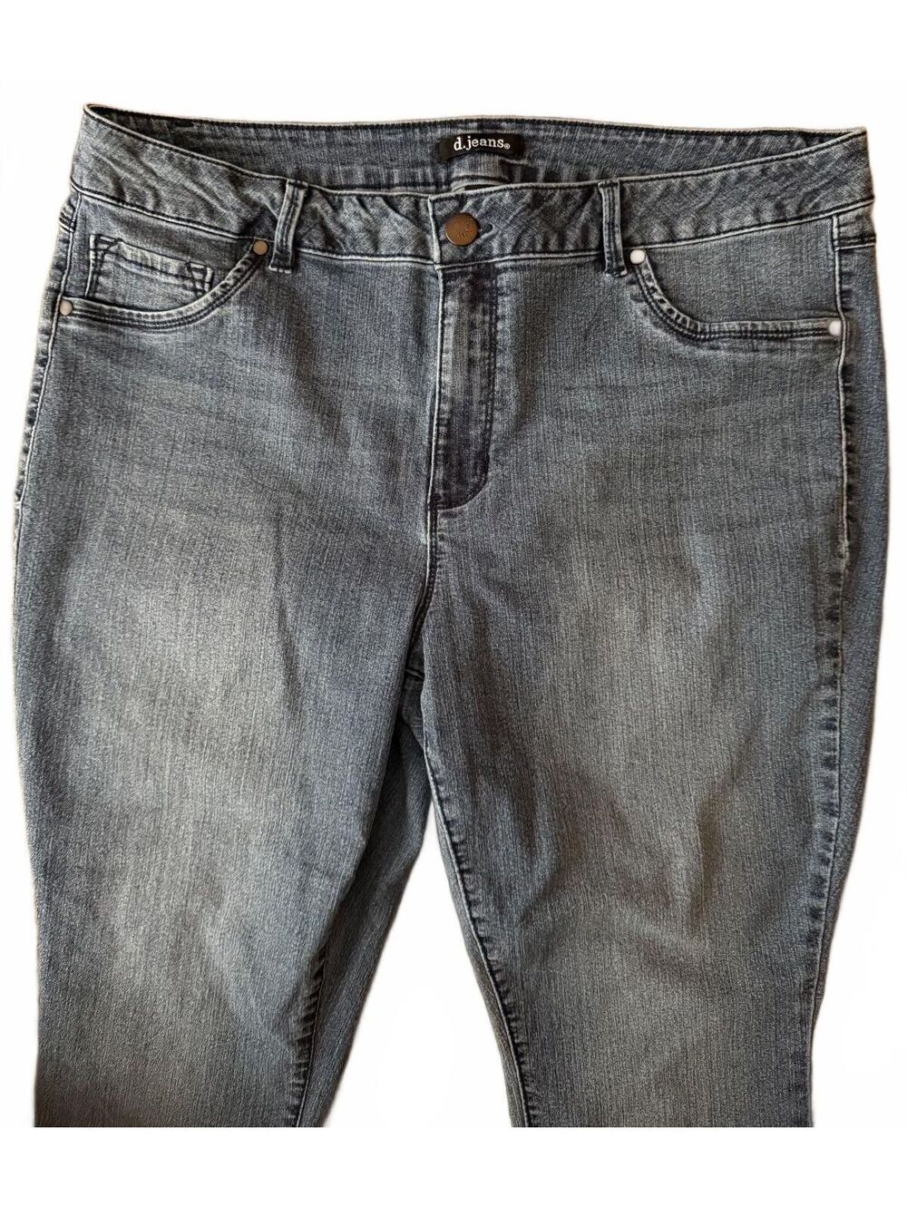 D. Jeans Women's Denim Jeans Size 20W Stretch Skinny Tapered Streetwear Urban - Picture 4 of 9